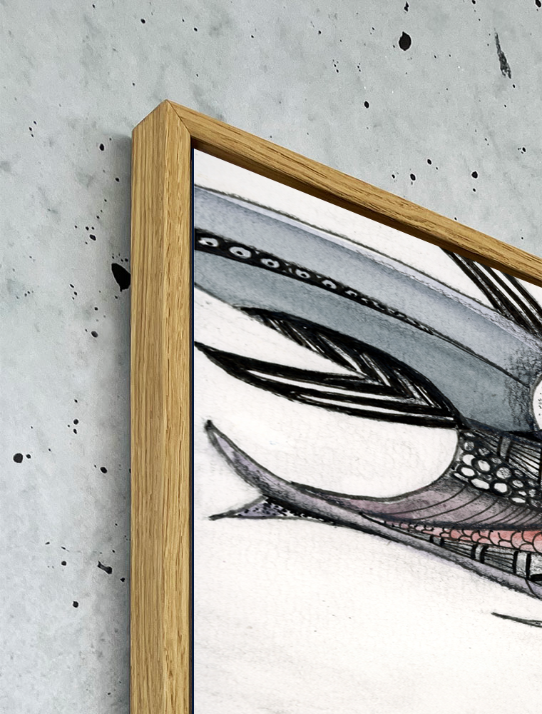 4D Fish Fine Art Print