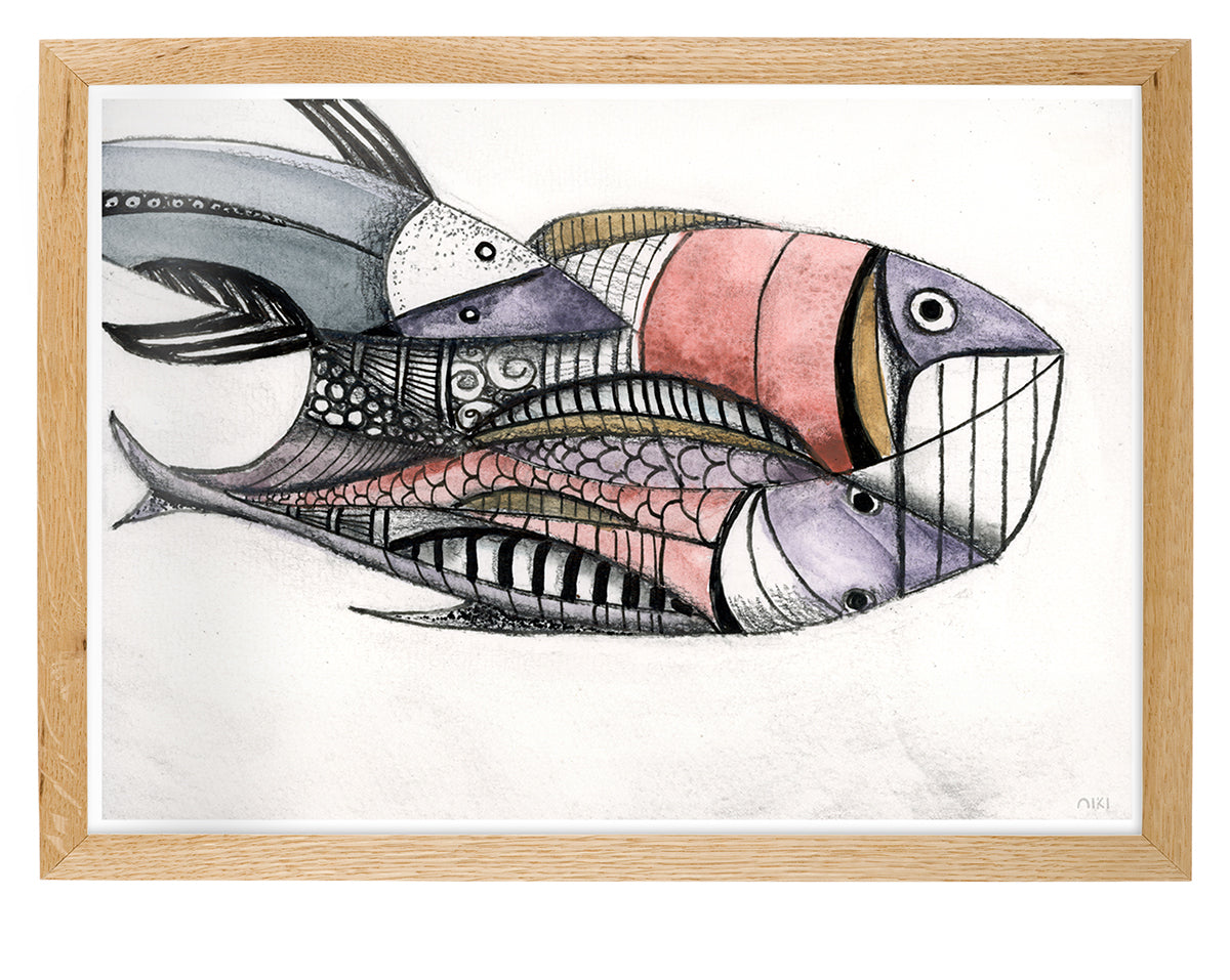 4D Fish Fine Art Print