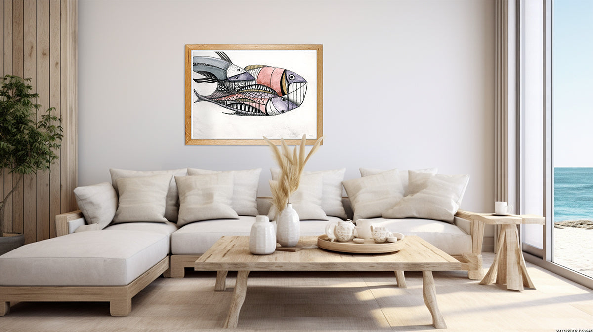 4D Fish Fine Art Print