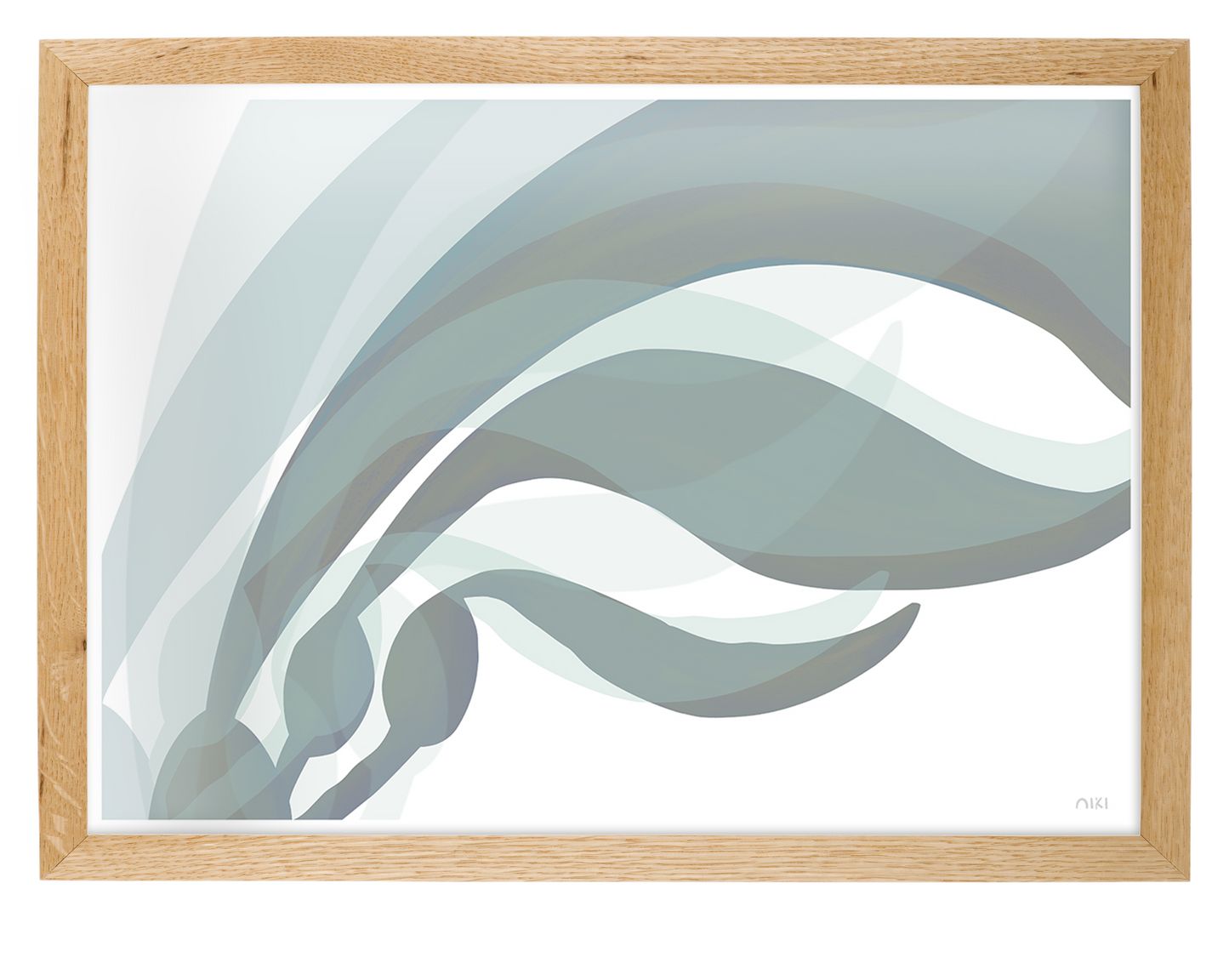 Kelp Wave Wall Art Print or Canvas