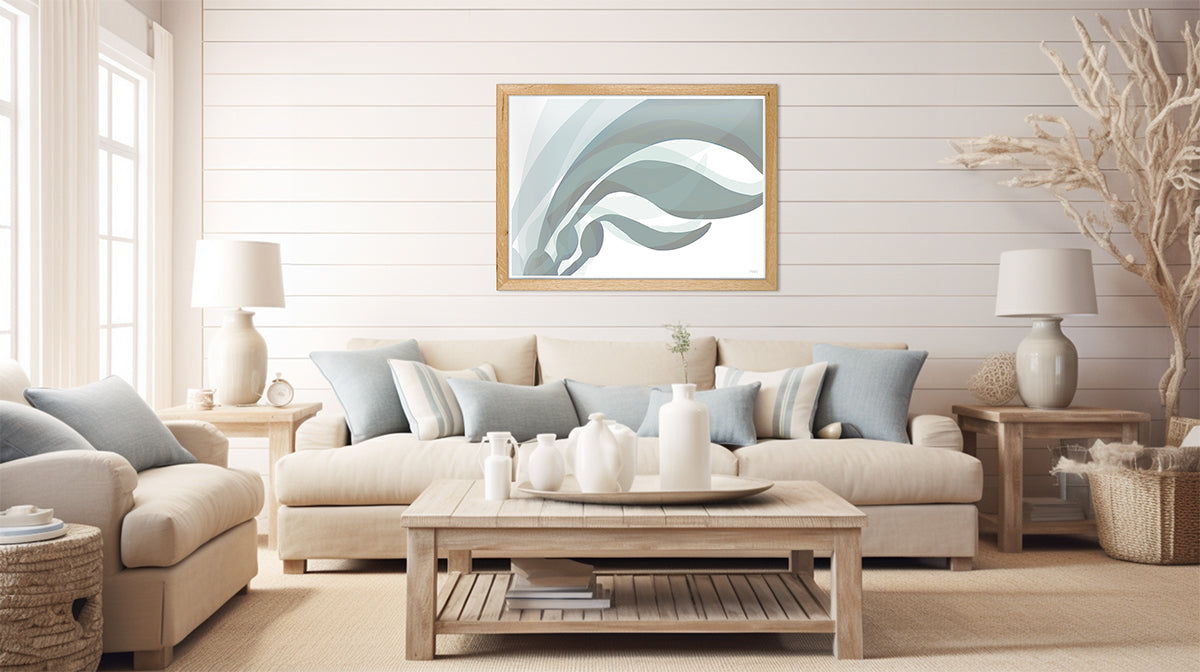Kelp Wave Wall Art Print or Canvas
