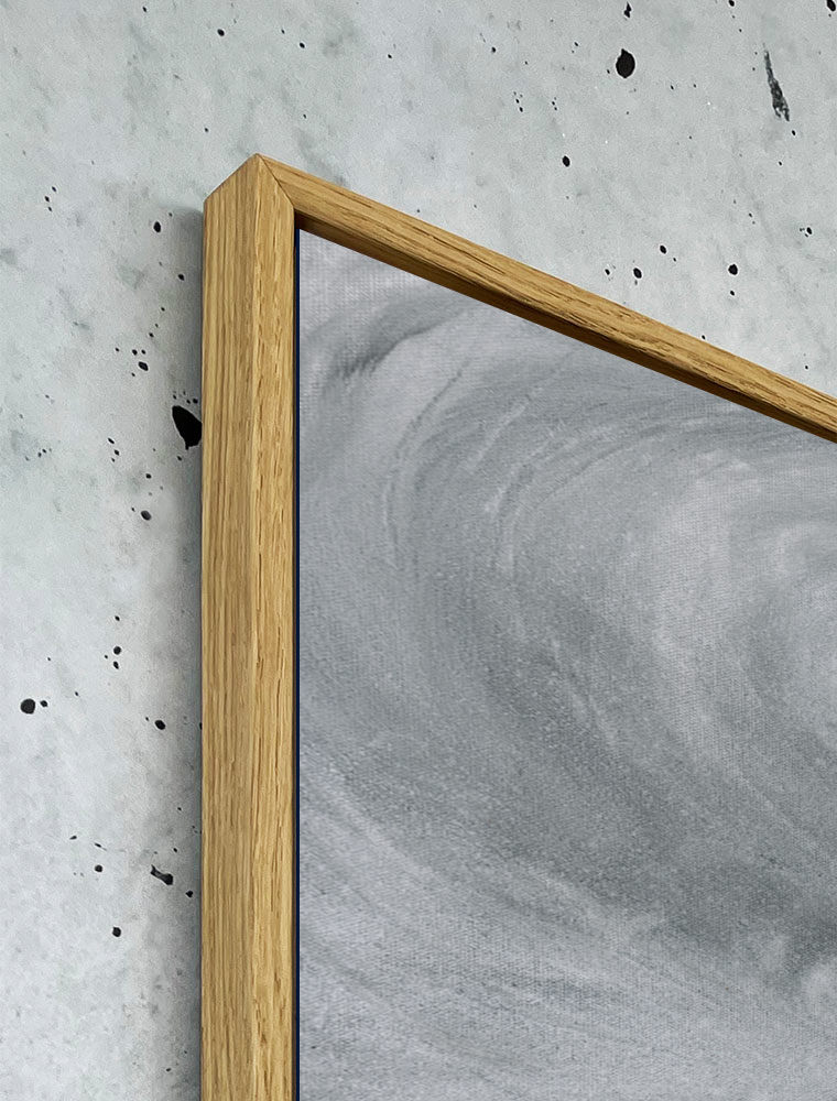 Vanora ("White Wave") Reproduction Charcoal & Graphite Wall Art Print or Canvas