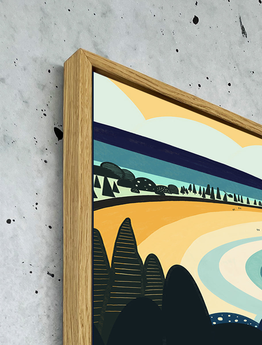 Palm Beach (Coastline Collection) Wall Art Print or Canvas